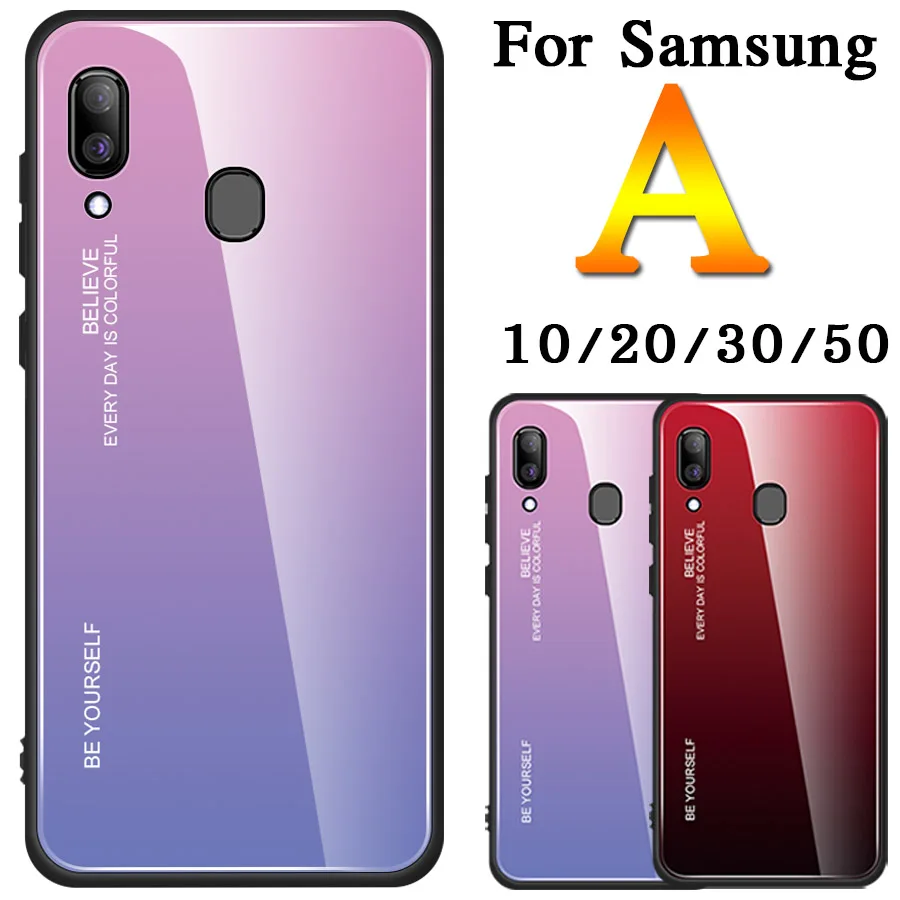 A30 Защитный чехол для samsung Galaxy A10 A20 A50 телефона 10 20 30 50 градиентный s 10a 30a 20a 50a Girly