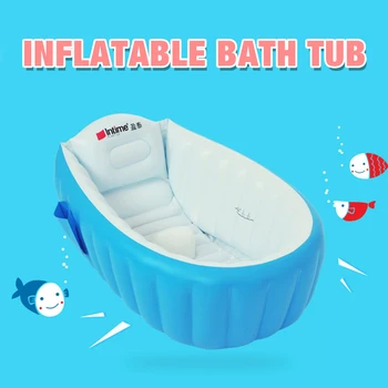 

Portable Bathtub Inflatable Bath Tub Child Tub Cushion Warm Winner Keep Warm Folding Portable Bathtub With Air Pump Free Gift