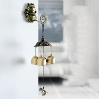 

Retro Korean Metal Wall Hanging Wind Chime Ornament Shop Japanese Style net Self-Priming Doorbell