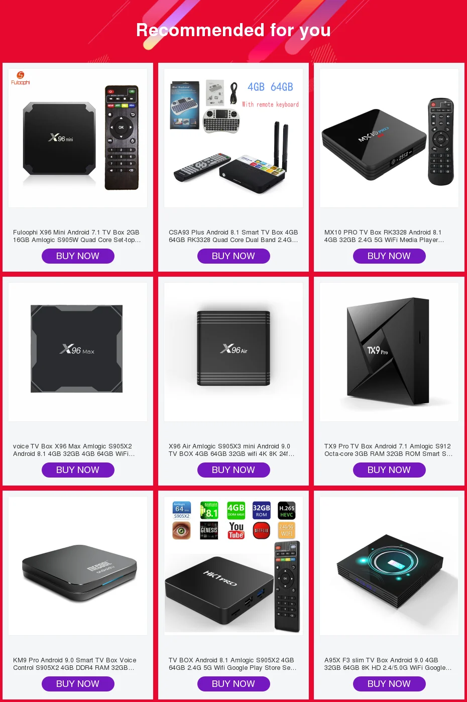 H96 MAX tv Box Android 7,1 RK3328 4 ГБ 32 ГБ 4 ГБ 64 Гб 4K Android tv Box WiFi 2,4G/5G Bluetooth 4,0 HD2.0 с пультом дистанционного управления