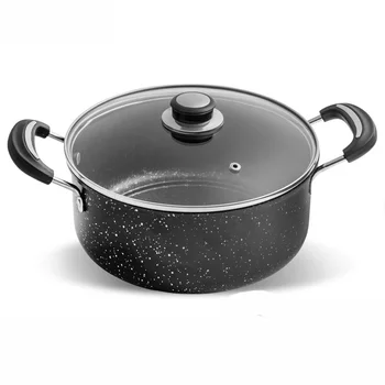 

Maifan Stone Soup Pot Thickened Large Capacity Household Soup Pot Stew Pot Non-stick Cooker Induction Cooker Instant Noodle Pot