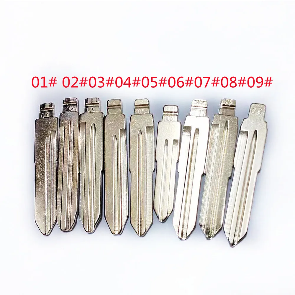 5PCS Car Key Blank HU49 TOY43 TOY43AT HON58 CY24 MIT8 NSN11 MIT11 TOY38R MAZ24 #01 #02 #03 #04 #05 #06 #07 #08 #09 KD Blade