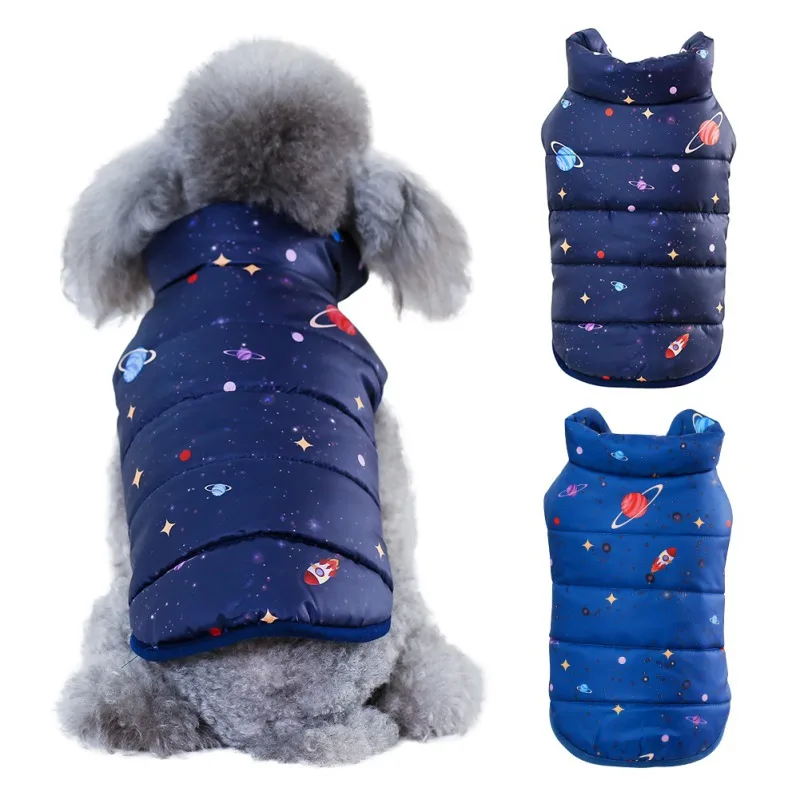 Winter Warm Pet Clothes For Dogs Snow Coat Waterproof Jumpsuit Thicken