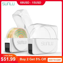 Sunlu filamento 3d caixa de secagem filamentos armazenamento titular mantendo filamento seco impressora 3d companheiro impressão filadriter s1