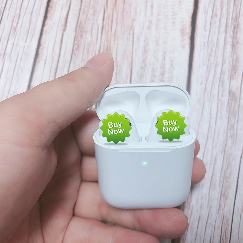 Сенсор воздуха наушники вкладыши TWS с 1:1 Air Bluetooth Беспроводной зарядки 3 True