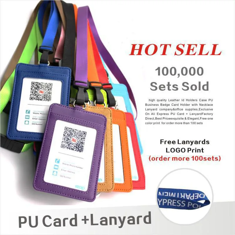 Leather Id Holders Case Pu Business 