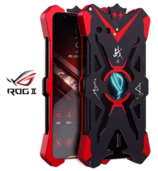 

For ASUS ROG Phone 2 II ZS660KL Original ZIMON Shockproof Heavy Duty Armor Metal Aluminum Phone Case