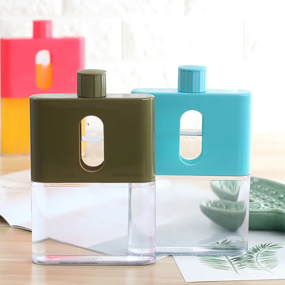 А5 Велоспорт уплотнение Спорт на открытом воздухе безопасный Кемпинг герметичный напиток Альпинизм прозрачный Туризм школа портативный плоская фляга для воды
