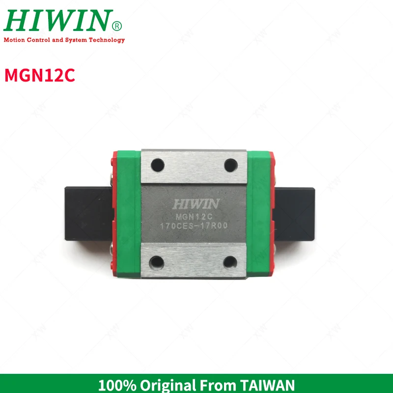 

Free Shipping HIWIN MGN12C short block or MGN12H Long linear carriage for 12mm Linear Guide MGN12