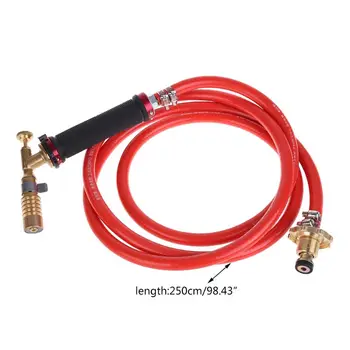 

2.5M Welding Gas Torch Copper Explosion Proof Hose Ignition Liquefaction Tool G99A