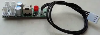 

Computer 3-wire PWM fan speed controller 5V-12V/3A, manual/temperature control fan in parallel 5 way Output