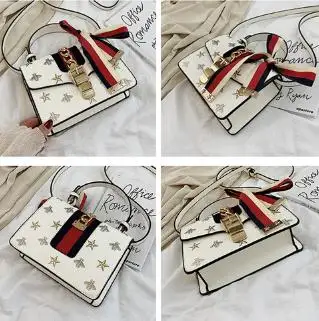 Новая мода весна и лето Вышивка пчелы косой крест цепи маленькая посылка HandheldAAA07