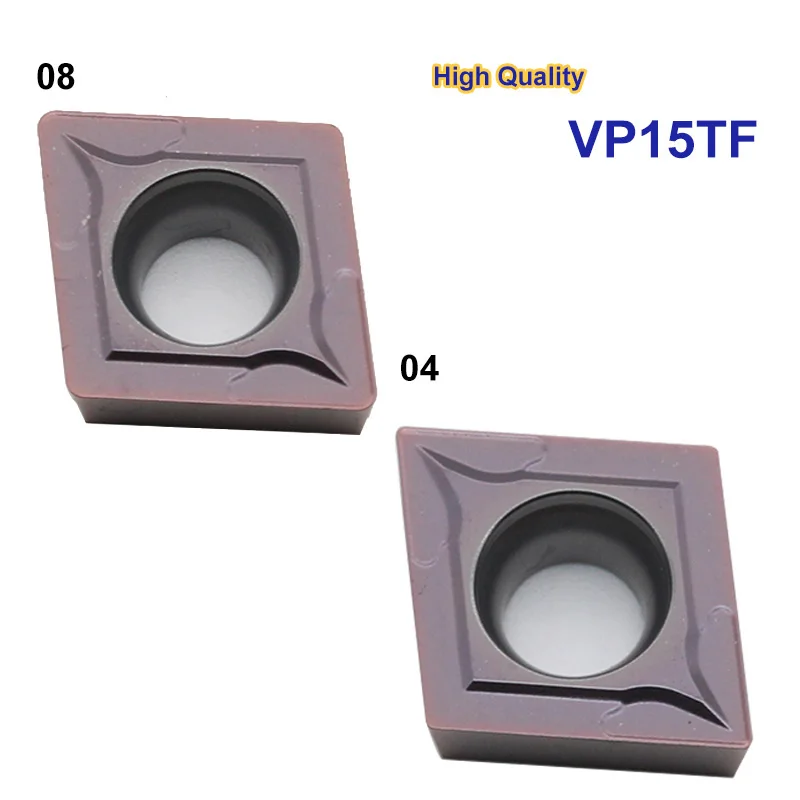 10 шт. CCMT060204 CCMT09T308 CCMT 120404 VP15TF карбидные вставки высокого качества токарные расточные стержни режущая пластина токарный инструмент