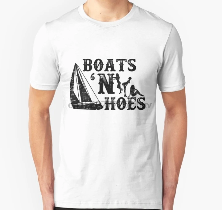Мужская футболка Boats N Hoes Stepbrothers унисекс с принтом Футболки | одежда
