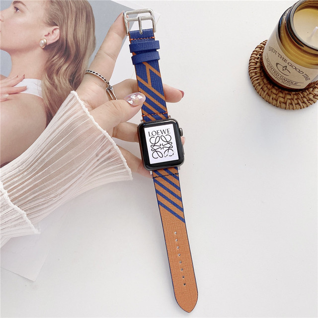 Apple Watch Jumping Single Tour Strap Original 44mm 40mm 42mm 38mm Nylon Watchbands iWatch Series 6 SE 5 4 3 2 1 Accessories