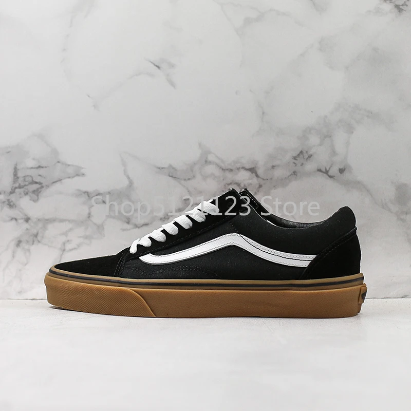 Vans/обувь для скейтбординга; унисекс; Низкие классические кроссовки из коровьей кожи для мужчин и женщин; Новинка года; VNOOO1R1G16