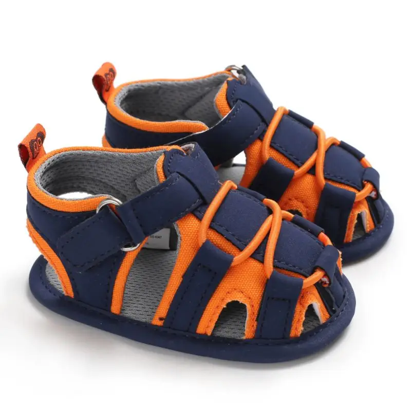 0-18 месяцев; 4 цвета; летняя модная дышащая разноцветная обувь для маленьких мальчиков; повседневная обувь; сандалии для малышей с мягкой подошвой; Новинка; Hvlv