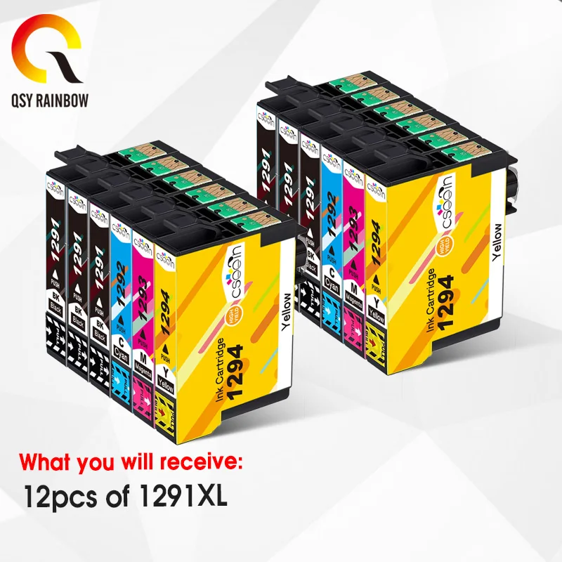 

CMYK SUPPLIES chip full ink Cartridge for Epson T1291 T 1291 1293 1293XL 1294 Ink Cartridge for Stylus SX420W SX425W SX525W
