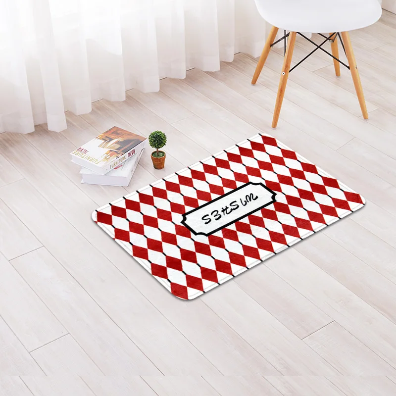 Рождественские коврики, коврики, спальни, впитывающие коврики, коврики для ванной комнаты