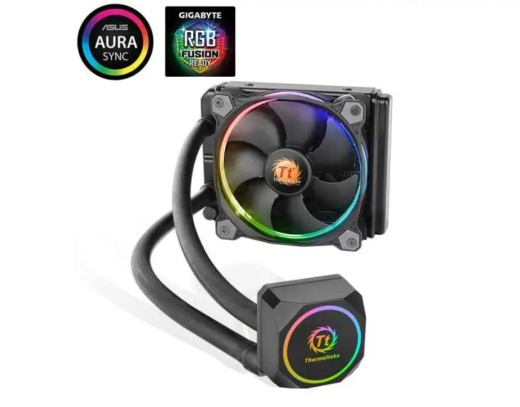 ^Cheap Thermaltake Dragons Sync RGB 120 Water Cooling Radiator (Motherboard Synchronization / Copper Water Cooler / Multi-platform)