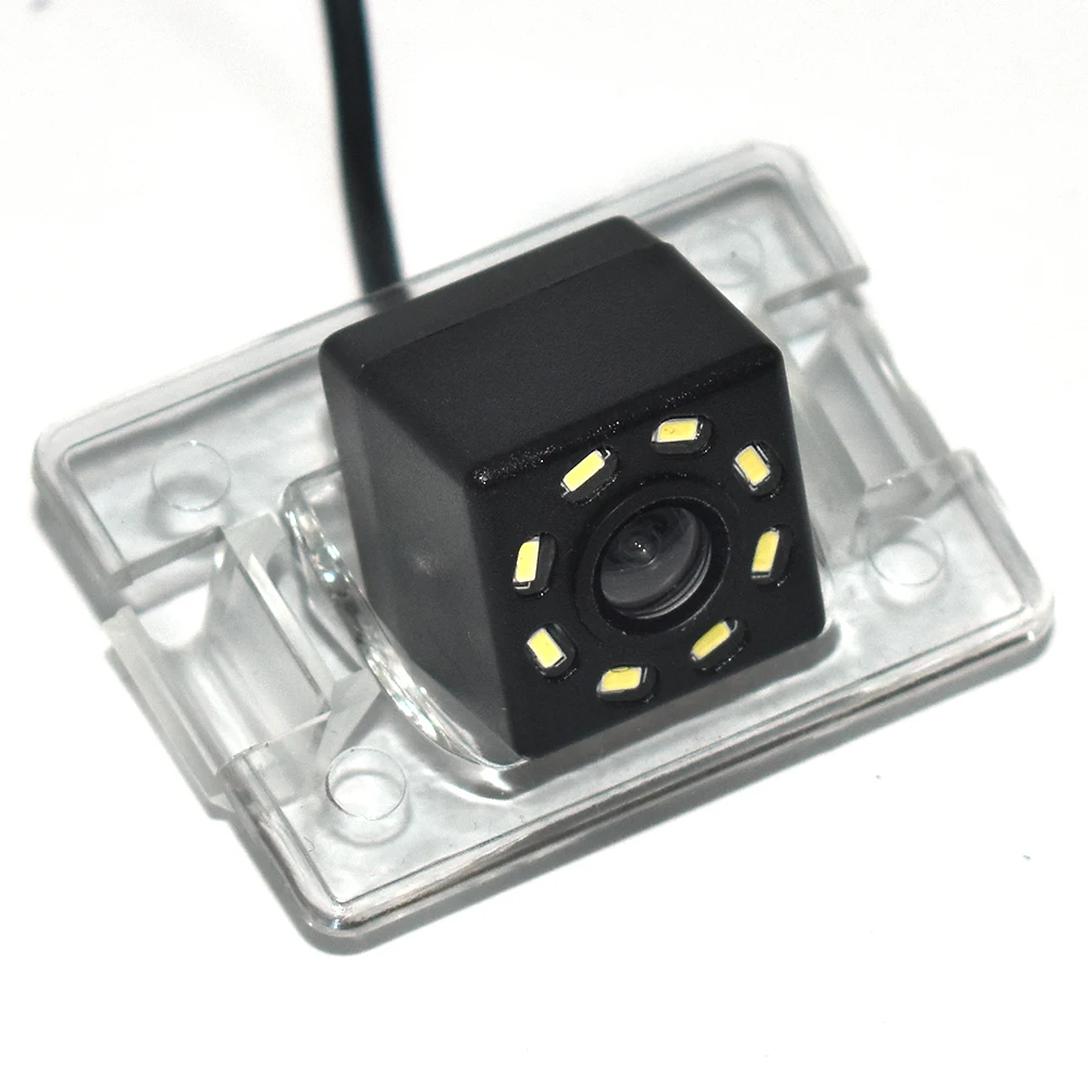 ZJCGO HD CCD Автомобильная камера заднего вида для парковки ночного видения Водонепроницаемая камера для Mitsubishi Galant 380 2009 2010 2011 2012 - Название цвета: 8-LED