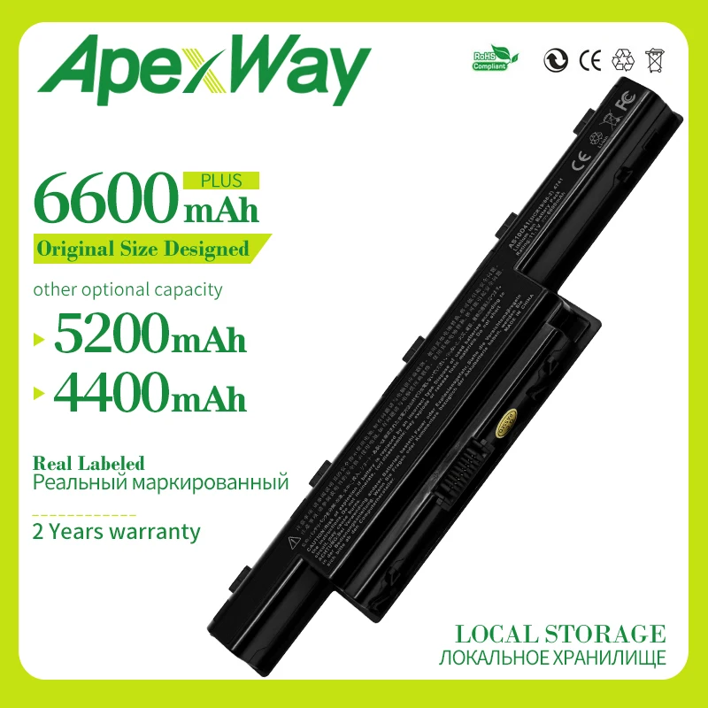 Apexway 6 аккумуляторная батарея для acer eMachines as10d61 D442 D528 D640 D642 D730 D732G E440 E442 E529 E443 E644G E640G
