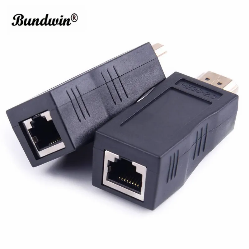 1 пара HDMI удлинитель 4K 4 30 м для RJ45 по Cat 5e/6 сетевой Ethernet адаптер LAN HDTV