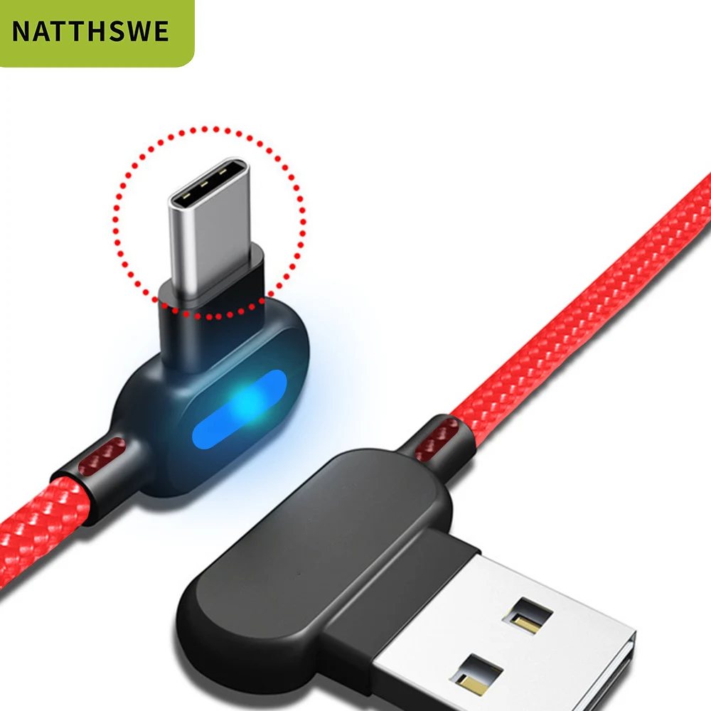 for typec red NATTHSWE 2.4A Быстрый USB кабель для iPhone 11 Pro XS MAX XR X 8 7 6s Plus 5 зарядный кабель зарядное устройство для мобильного телефона кабель для передачи данных - Цвет: for typec red