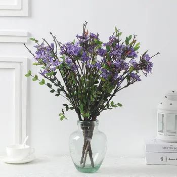 

Artificial Flower Bundle of Floral Branch Wedding Home Living Room Decorative Artificial Plants Photography Props Artificial Flo