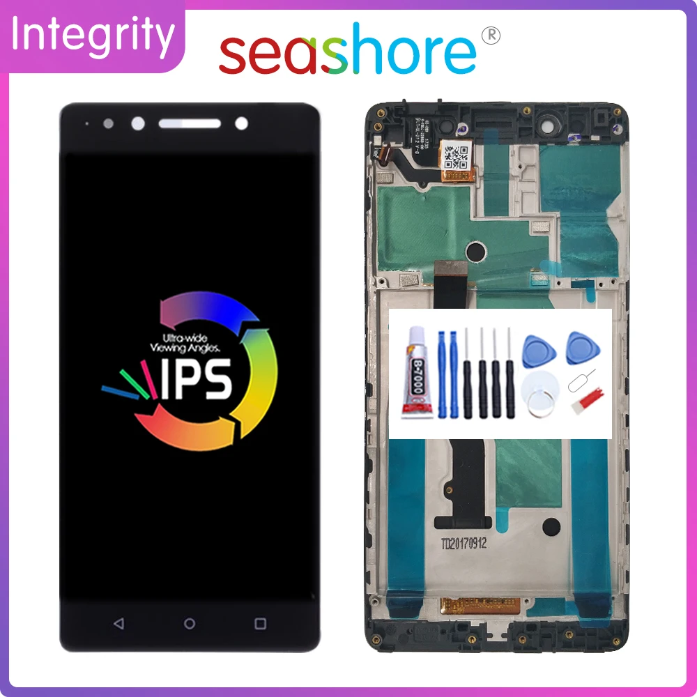 Оригинальный Для LENOVO K8 Note LCD сенсорный экран дигитайзер сборка для Lenovo дисплей с