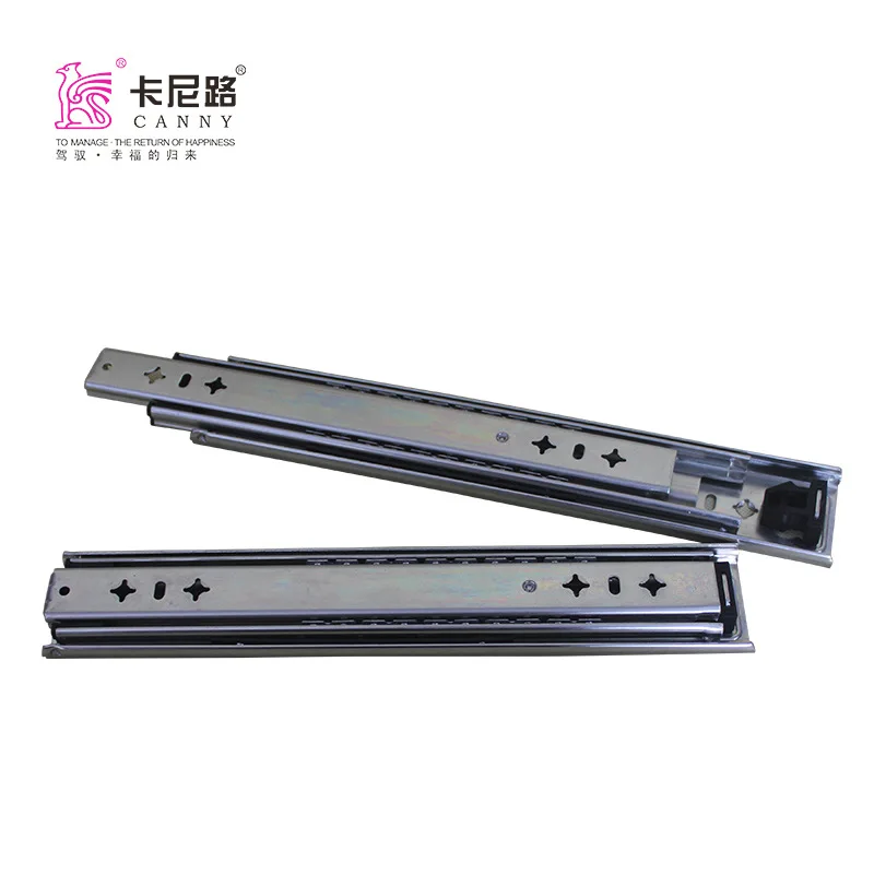 

53mm of Width Thickness 2.0 Cold Rolled Steel Galvanized Heavier Type Thick Three Fold Ballistic Slide the Longest 1.8 M