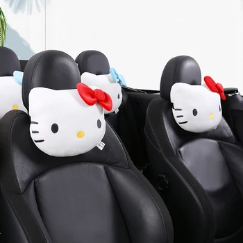 

Car Neck Pillow Rest Cushion Kitty Cat Auto Car Neck Pillow Seat Head Pillow Car Headrest Support Rest Cushion Car Accessories