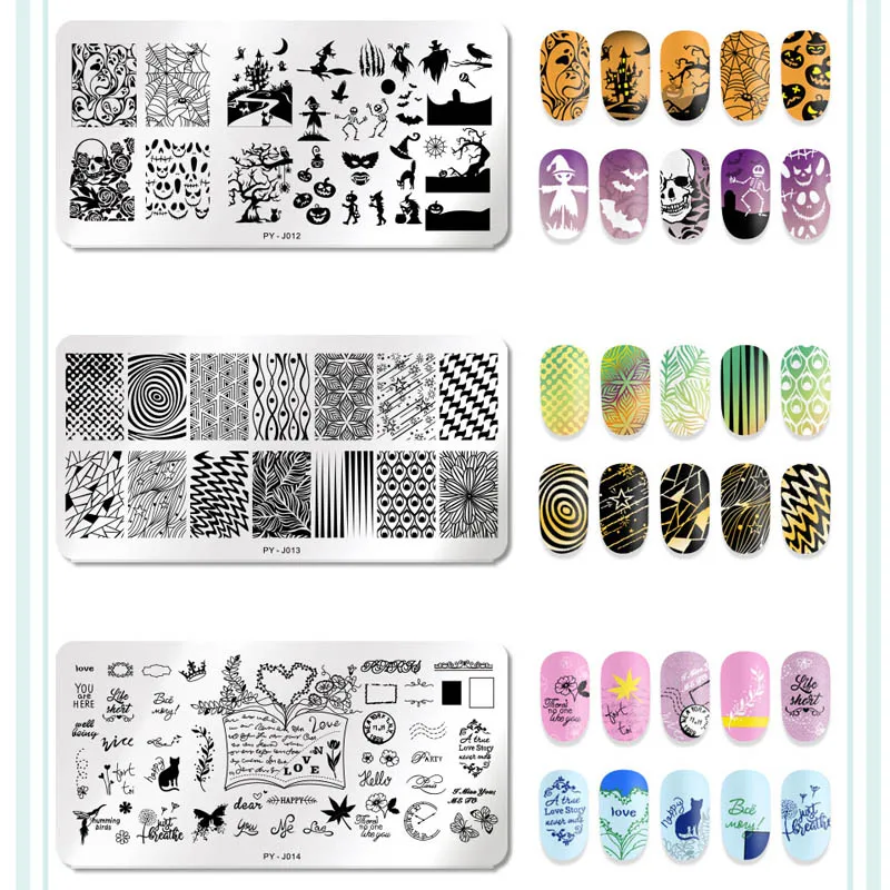 1 шт пластины для штамповки ногтей лист шаблон ногтей штамповка пластины для дизайна ногтей пластины трафарет из нержавеющей стали дизайн ногтей