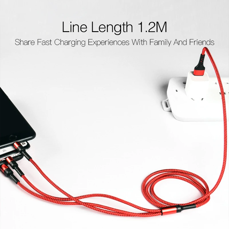 Nohon 5A 3 в 1 USB кабель для iPhone зарядное устройство Быстрая Зарядка Micro usb type C кабель для samsung S10 Xiaomi 8 Pin кабель Lightning