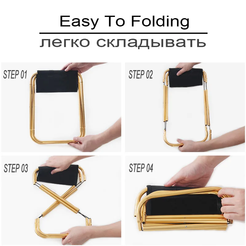 New Upgrade Foldable Stool Aluminum Alloy Ultra-light Portable Small Chair Outdoor Simple Folding Fishing Seat Sketching Camping New Upgrade Foldable Stool Aluminum Alloy Ultra-light Portable Small Chair Outdoor Simple Folding Fishing Seat Sketching Camping