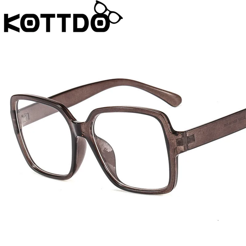 KOTTDO, классические оправы для очков с большими глазами для женщин, винтажные квадратные оправы для очков для мужчин, модные оправы для очков