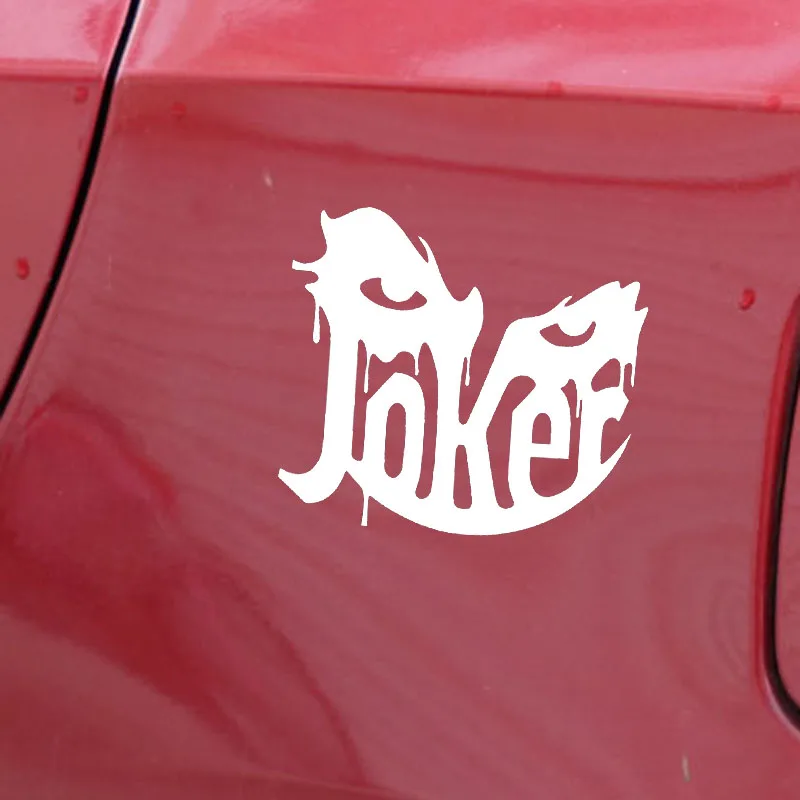 Joker Skull Aufkleber Folie 10x10cm Totenkopf Tuning Zubehör Auto Motorrad  K076 - Car Stickers - AliExpress