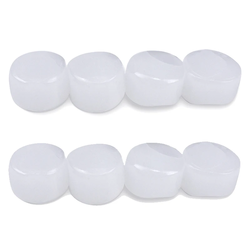 

8Pcs Soft Silicone Anti-Noise Earplugs for Sleep Travel Noise Reduction Soundproof Earplugs Waterproof Swimming Ear Plugs White