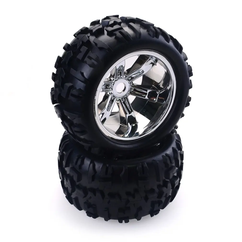 4 шт. RC колеса автомобиля обод шины для Redcat Hsp Kyosho Hobao Hongnor Team Losi GM HPI 1/8 Truggy монстр грузовик резиновый шины 17 мм Шестигранная
