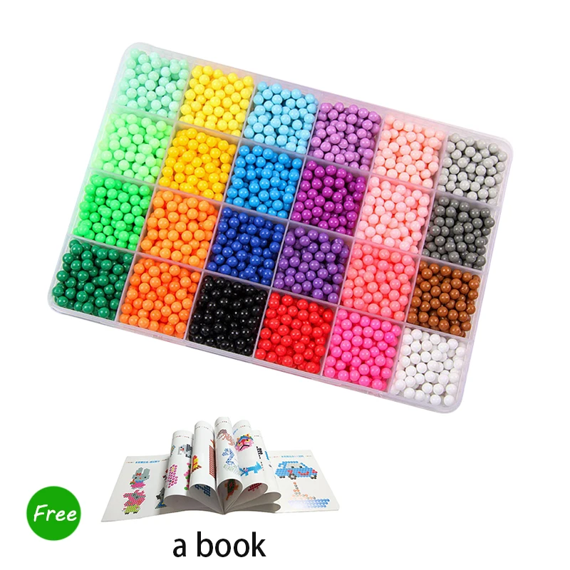 6000 шт. аквабитс aquabeads бусины DIY магические формы для животных ручная работа 3D