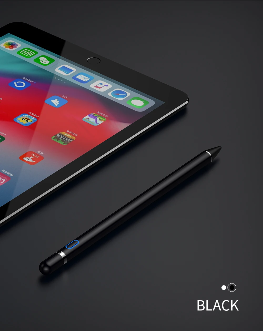 Ручка для планшета Apple Pencil 2-й перезаряжаемый активный стилус для iPad Pro Air, совместимый с IOS/Android для samsung tablet