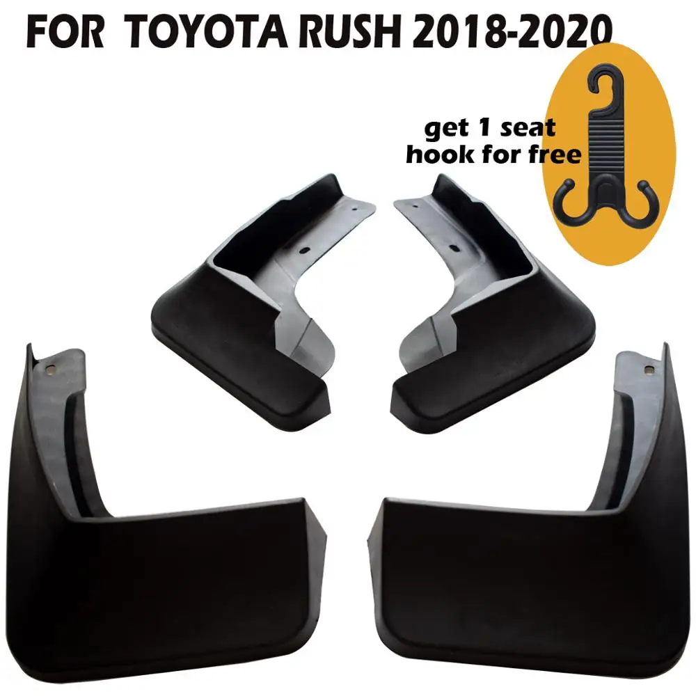 

4 Pcs Set Molded Mud Flaps Mudflaps Splash Guards Front Rear Mud Flap Mudguards Fender YC101078