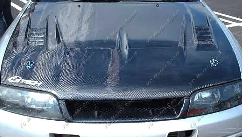 YCR33038 1995-1996 Nissan Skyline R33 GTS Spec-1 GTR Style Front Grill (4)