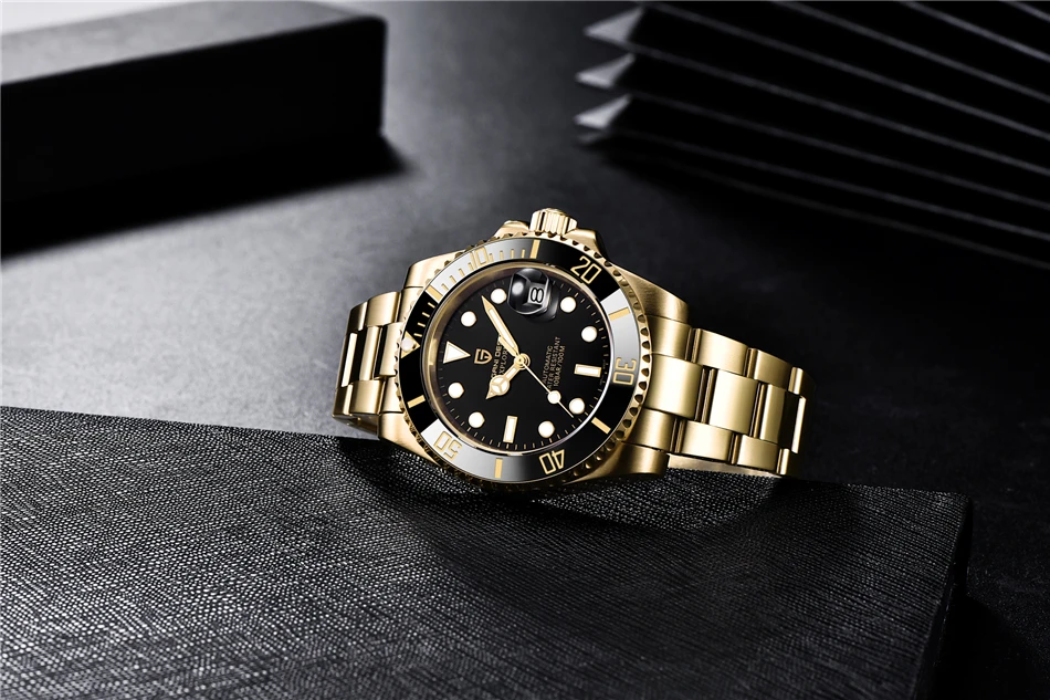 PAGANI DESIGN 40MM Men's Automatic Watch Luxury Sapphire Glass Mechanical Watch Stainless Steel Fashion Sports Waterproof Watch