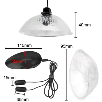VATINE Suction Cup Nipple Chest Sucker Breast Enlargement Masturbator Breast Massage Nipple Stimulation Licking Vibrator 2