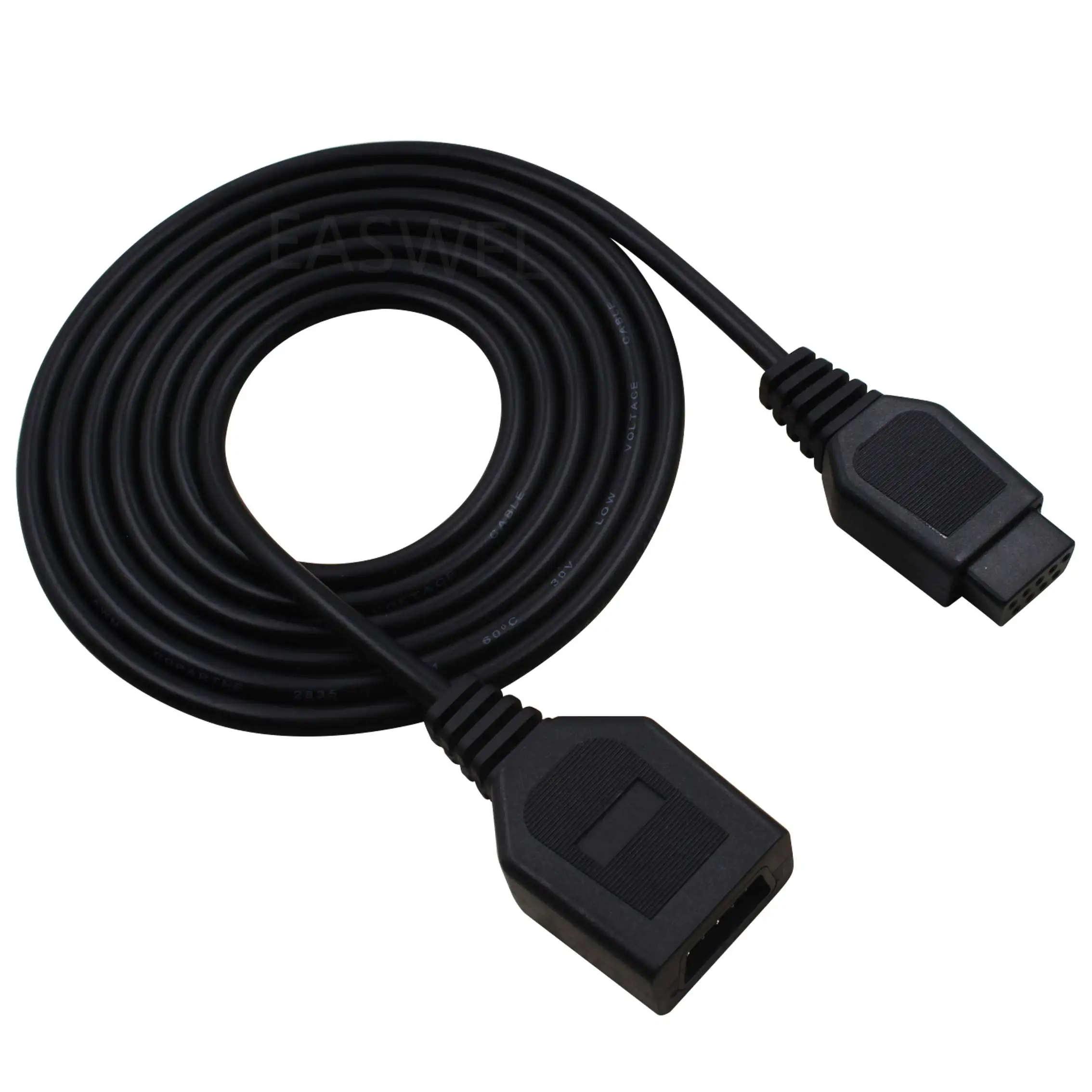 50 шт. 9 Pin 1,8 м/6FT 2 контроллеры кабель-удлинитель шнура для sega Genesis ручка