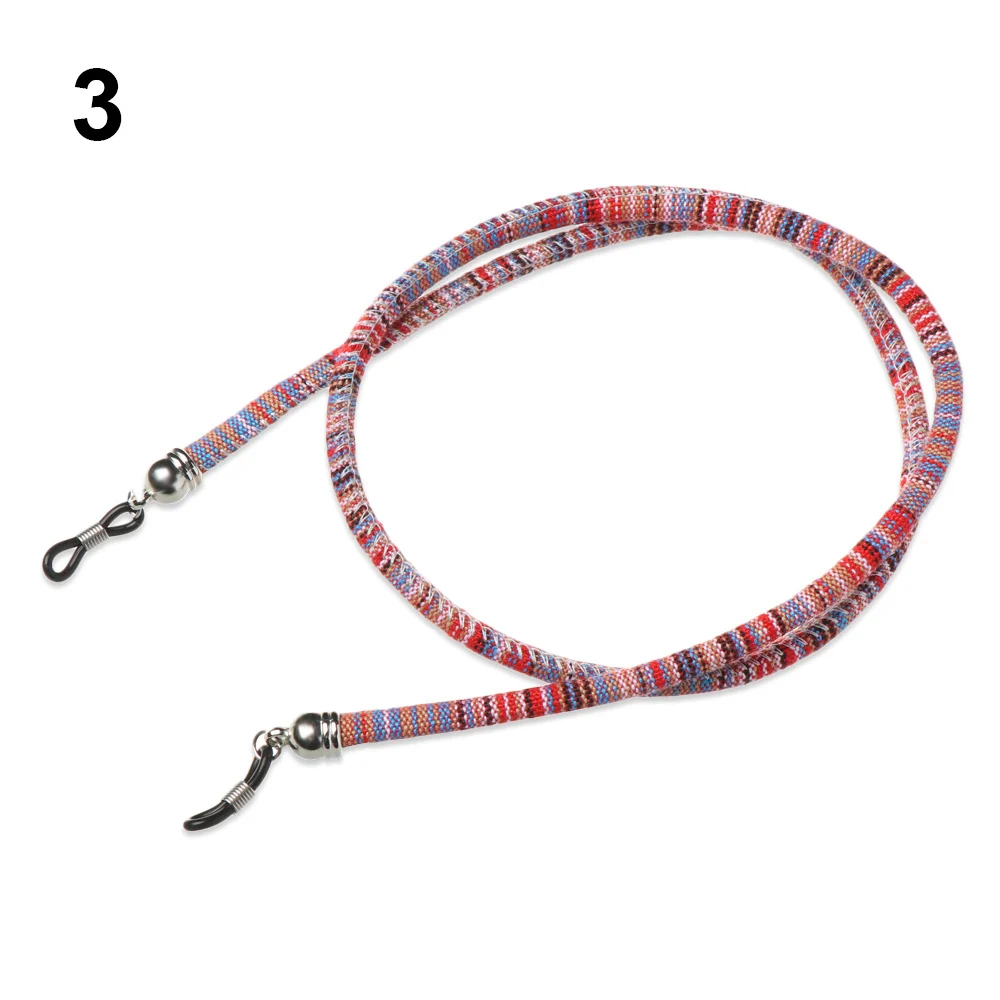 Vibrant Acrylic Beaded Eyewear Chain with Vintage Neck Strap