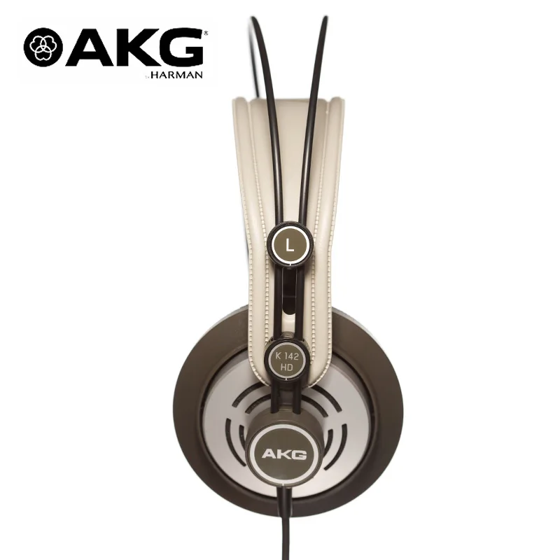 

90% New Original AKG K142HD Head-mounted Earphones Professional Monitor Recording Level HIFI Fever Headphones