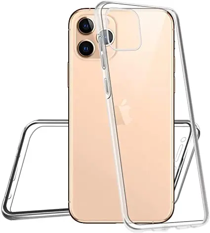 360 Full Body Case for iPhone 12 11 Pro XR XS Max 8 7 6 Plus 5S SE 2020 Double Side Silicone TPU Funda Transparent Protect Cover iphone 11 case with card holder