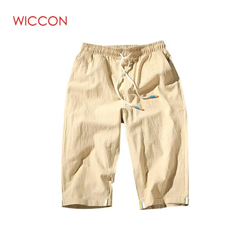 Высококачественные мужские шорты, Летние Стильные шорты, мужские хлопковые повседневные шорты, мужские хлопковые пляжные льняные шорты